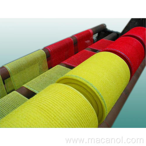 Warp knitting machine for fish net